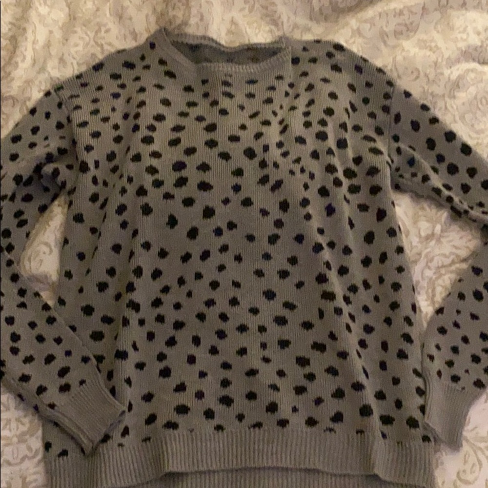 Leopard print sweater